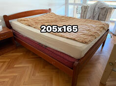 BRAČNI PUNO DRVO 2 DUŠEKA 2 NOĆNIKA 067/565-725 — 069/080-523