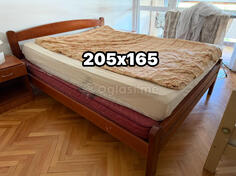 BRAČNI PUNO DRVO 2 DUŠEKA 2 NOĆNIKA 067/565-725 — 069/080-523