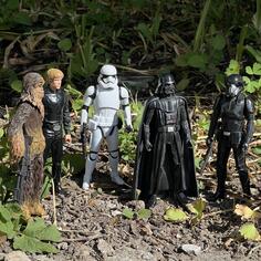 Star Wars figure lot – Darth Vader, Luke, Chewbacca i Stormtrooper