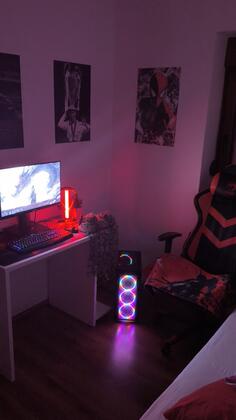 Full Gaming SetUp 10/10 očuvan, Custom made pc, Asus monitor, Marvo stolica i red dragon tastatur...