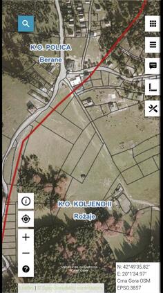 Građevinsko zemljište 500m2 - Berane - > Okolina grada