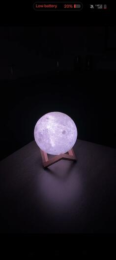 Nova 3D Moon lampa  16 boja  daljinski – 15