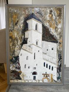 Umjetnicka slika Manastir Ostrog