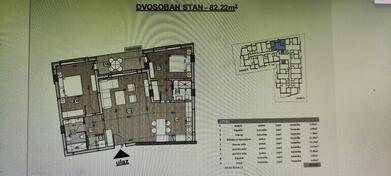 Dvosoban stan 83m2 - Bar - Bar (uži dio)