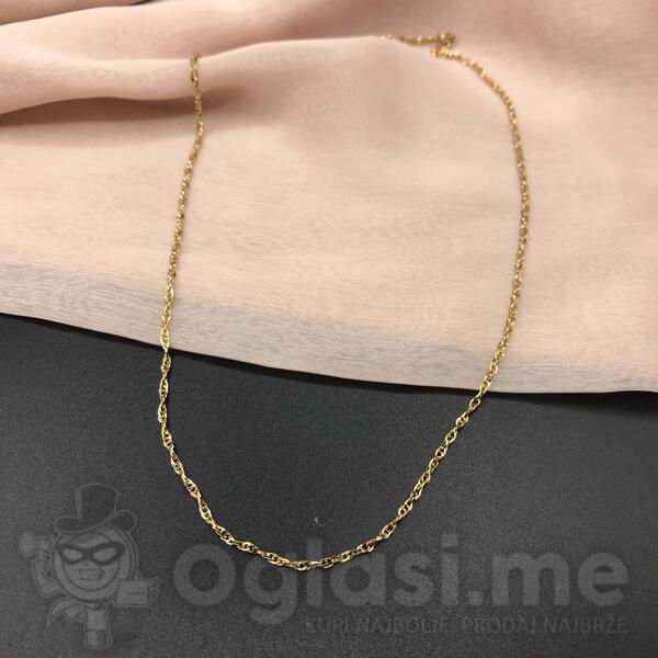Auger Stainless Steel Necklace 60cm