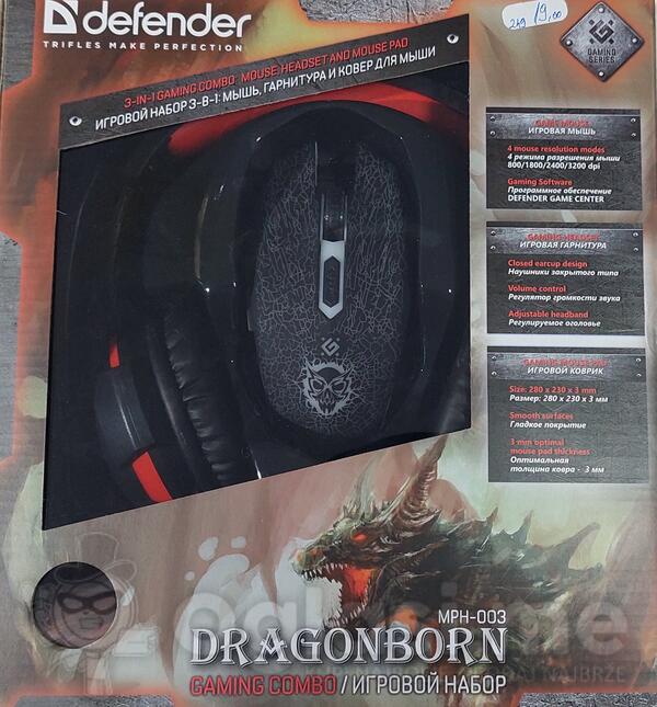 Gaming miš - Ostalo Dragonborn gaming kombo
