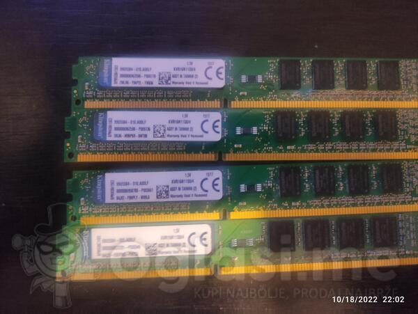 Kingston 16 GB kit DDR3 1600 MHz