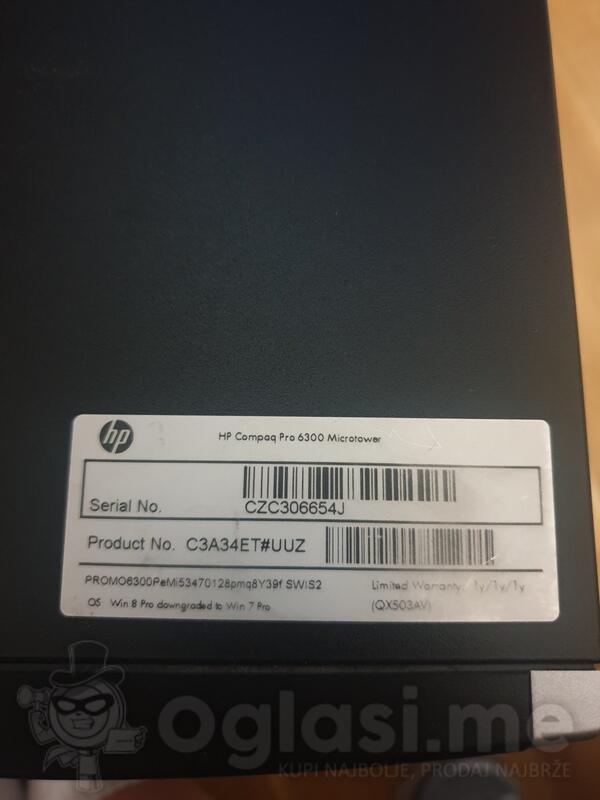 HP Compaq Pro 6300 - Intel i5 - 8GB GB DDR3 - HDD + SSD