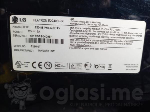 LG LG FLATRON E2240S-PN - Monitor LCD 21.5"