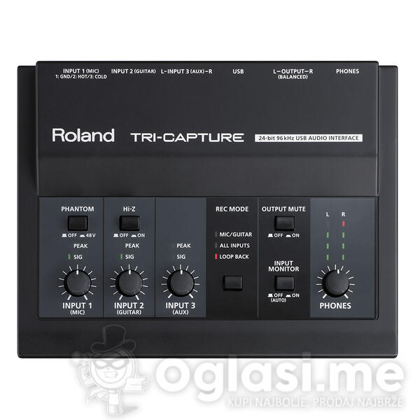 Roland tri-capture audio interface 50e