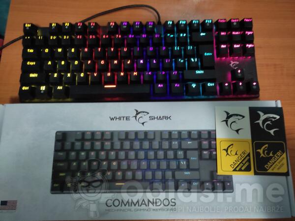 White Shark tastatura Commandos - Gejmerska