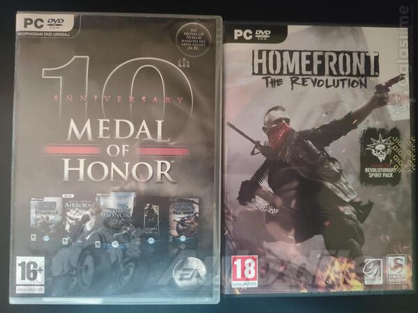 Medal of Honor 10th Anniversary, Homefront The Revolution  za PC