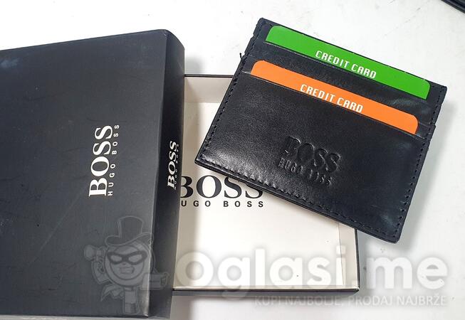 Hugo Boss kozna futrola za kartice