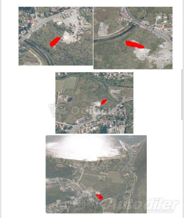 Građevinsko zemljište 1200m2 - Herceg Novi - Sutorina