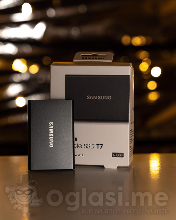 Samsung T7 500GB Externi SSD disk