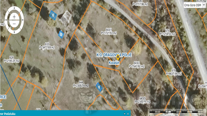 Poljoprivredno zemljište 1544m2 - Kolašin - Dragovića Polje
