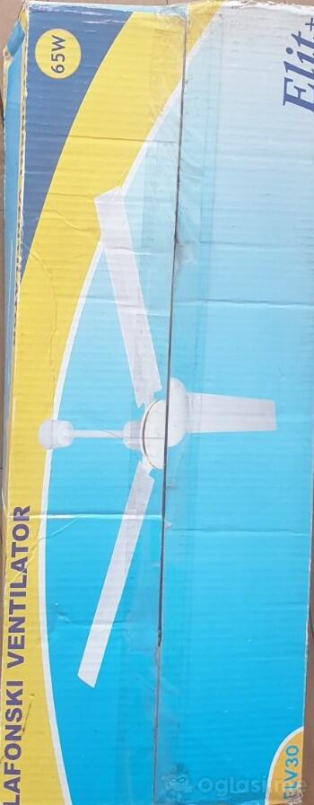 Prodajem plafonski ventilator marke Elit, sa tri metalne elise, precnika 140cm, i 5 brzina