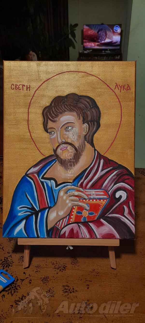 Izrada ikona na platnu