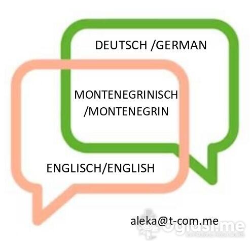 Prevodilac za njemački i engleski jezik / Translator for German and English / Übersetzer für Deutsch und Englisch