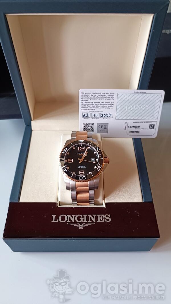 Longines Hydroconquest Unisex sat Cijena 1700 Crna Gora