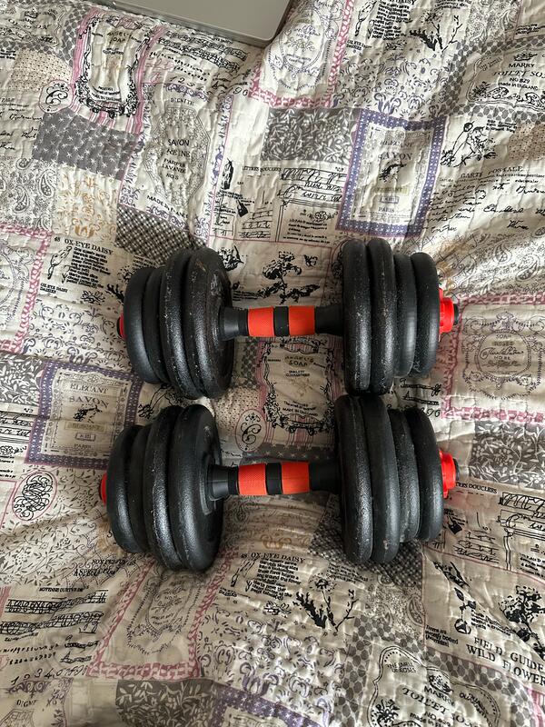 2 dumbbells 15kg