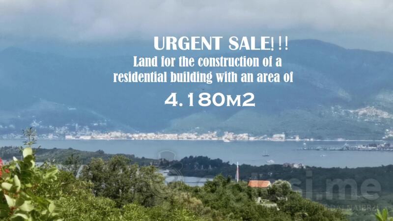 Građevinsko zemljište 4180m2 - Kotor - Lješevići