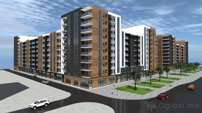 Jednosoban stan 44m2 - Podgorica - Stari Aerodrom