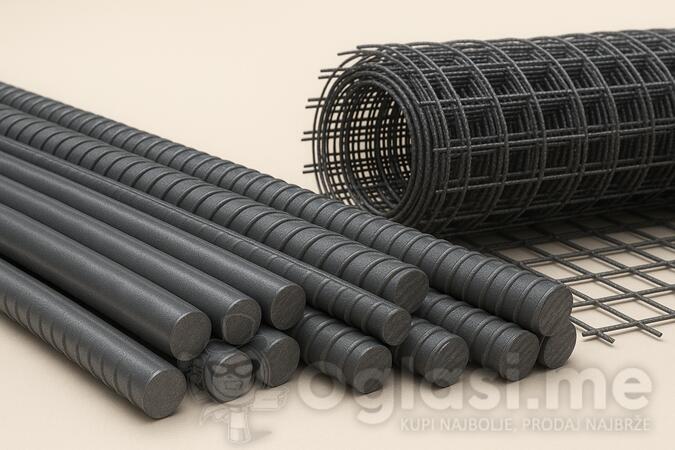 Prodaja betonskog željeza - glatko, rebrasto i armaturne mreže