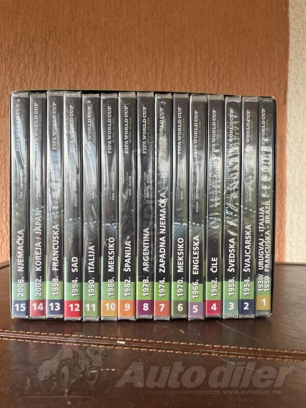 Istorijat fifa svjetskih prvenstava 1930.- 2006., 15 DVD