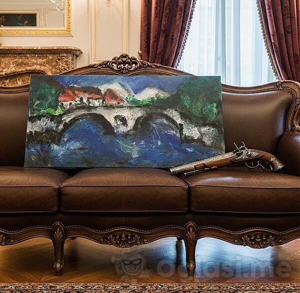 Rijeka Crnojevica ulje na platnu