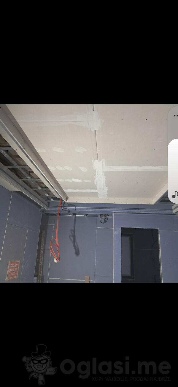 Gipsani radovi Podgorica