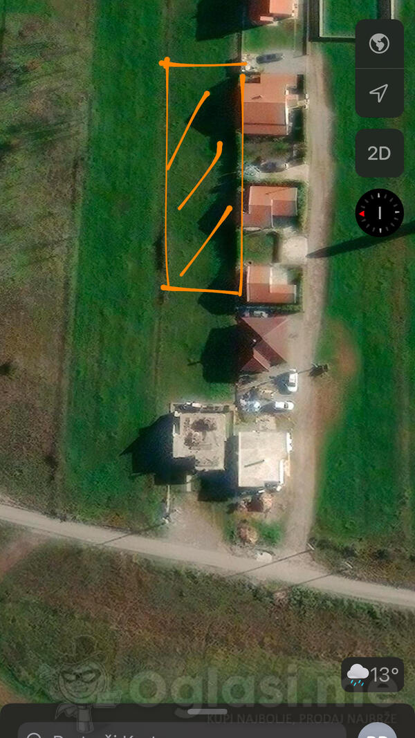 Poljoprivredno zemljište 1000m2 - Podgorica - Dajbabe