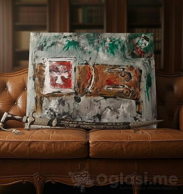 Crnogorska trpeza ulje na platnu