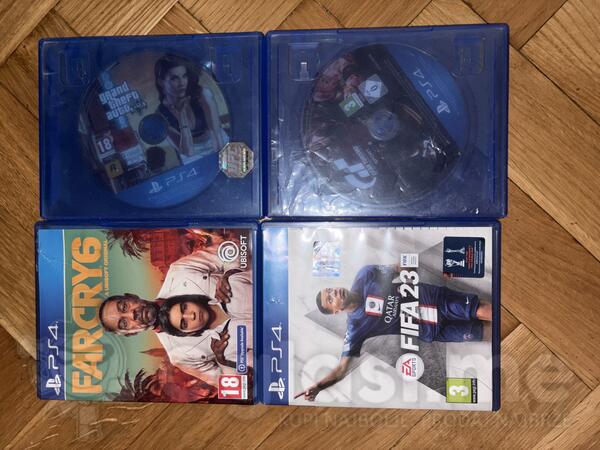 FarCry 6 GTA V FIFA 23 Gran Turismo Sport za PlayStation 4