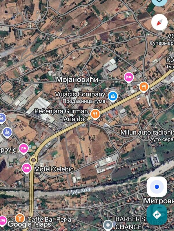 Građevinsko zemljište 2179m2 - Podgorica - Cijevna