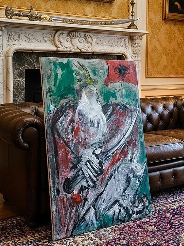 SKENDERBEG Ulje na Platnu 110 x 100 cm