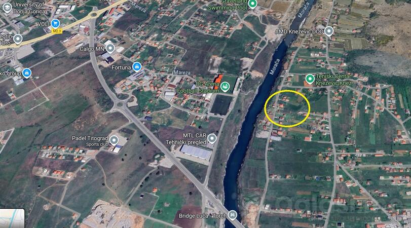 Građevinsko zemljište 1761m2 - Podgorica - Dahna