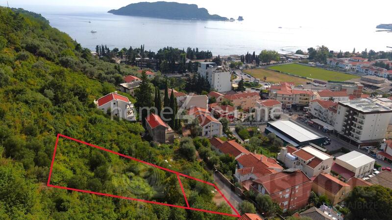 Građevinsko zemljište 1967m2 - Budva - Podkošljun