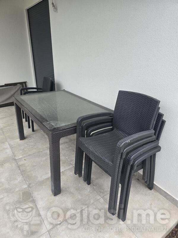PRODAJEM STO BASTENSKI SA 6 STOLICA