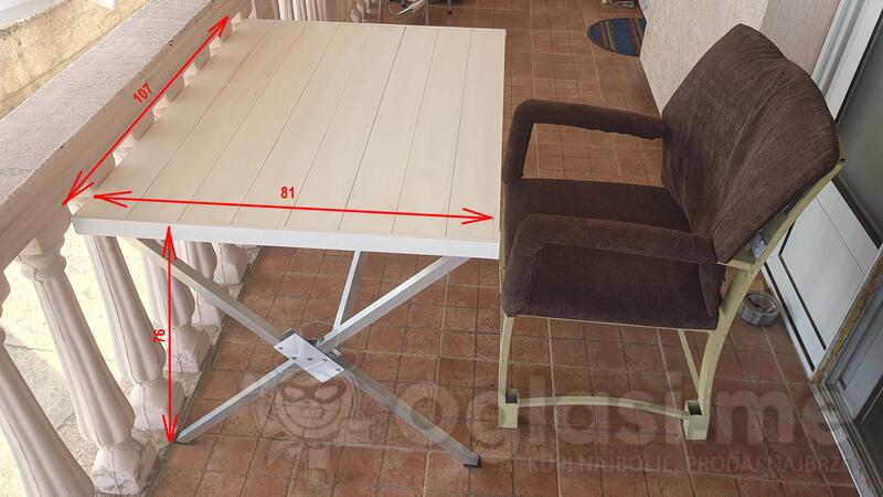 Sklopivi aluminijumski sto
