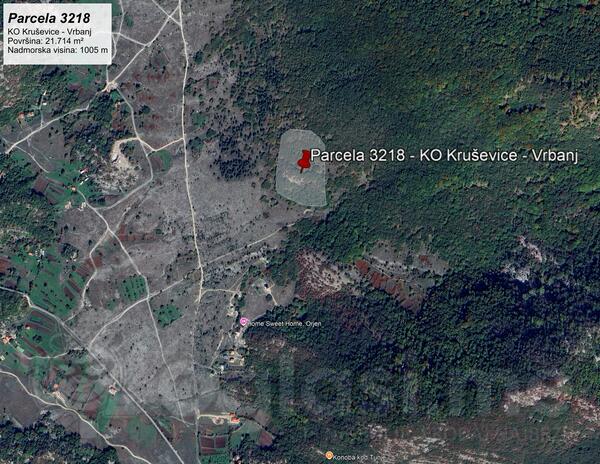 Poljoprivredno zemljište 21714m2 - Herceg Novi - Vrbanj