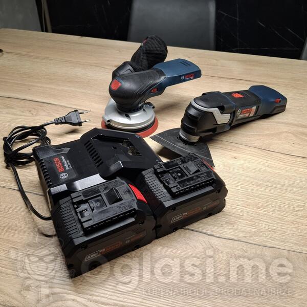 Bosch aku set alata 18v Gex 18v-125 + GOP 18v+28 + 2 bat ProCore 5.5ah + brzi punjač Gal 18v-4