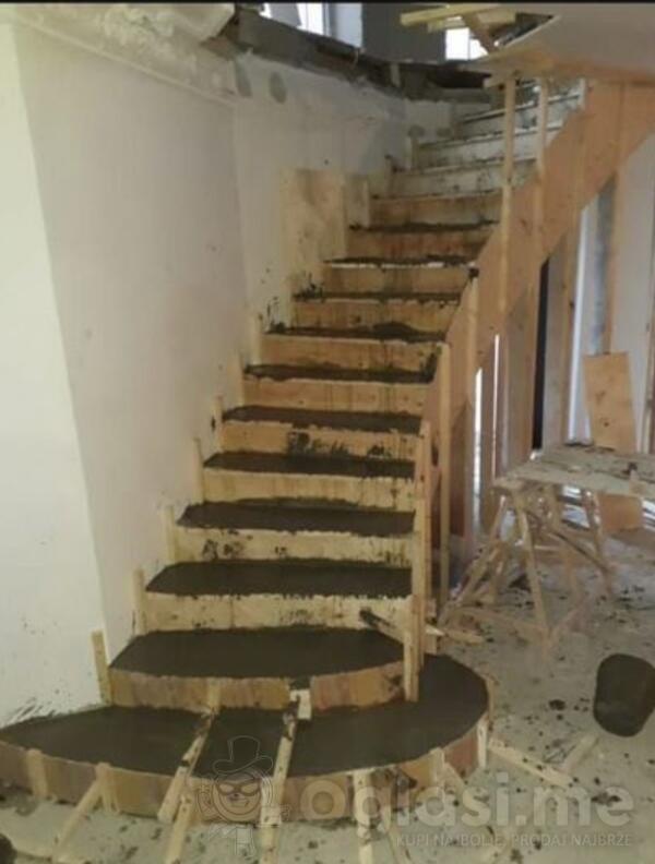 Bilo koja vrsta betonskog stepeništa