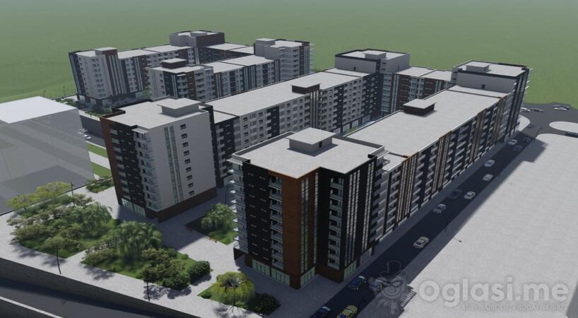 Jednosoban stan 43m2 - Podgorica - Stari Aerodrom