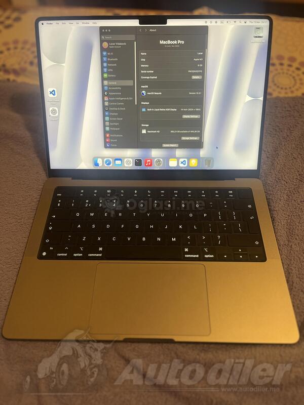 Apple MacBook Pro 14 M3 2023 - 14" AMD Ryzen 3 Pro 8GB GB