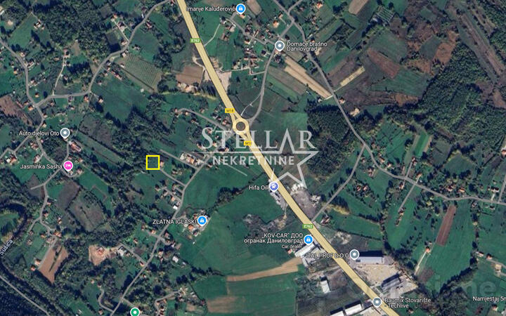 Građevinsko zemljište 4000m2 - Danilovgrad - Gruda