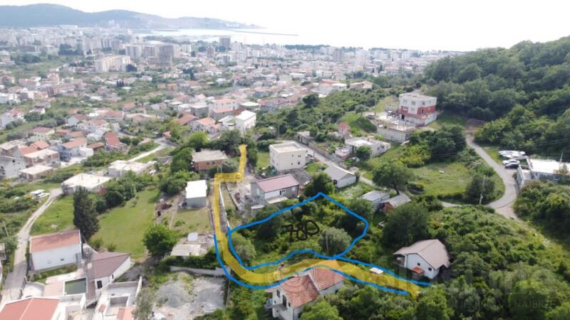 Građevinsko zemljište 790m2 - Bar - Šušanj