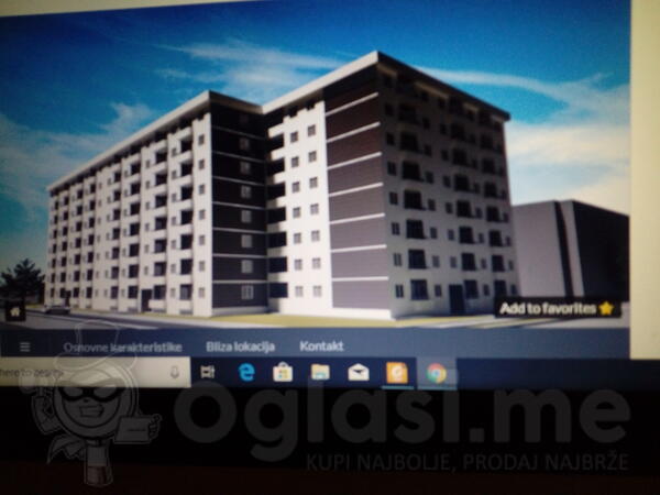 Jednosoban stan 48m2 - Podgorica - Stari Aerodrom Preko put OS P