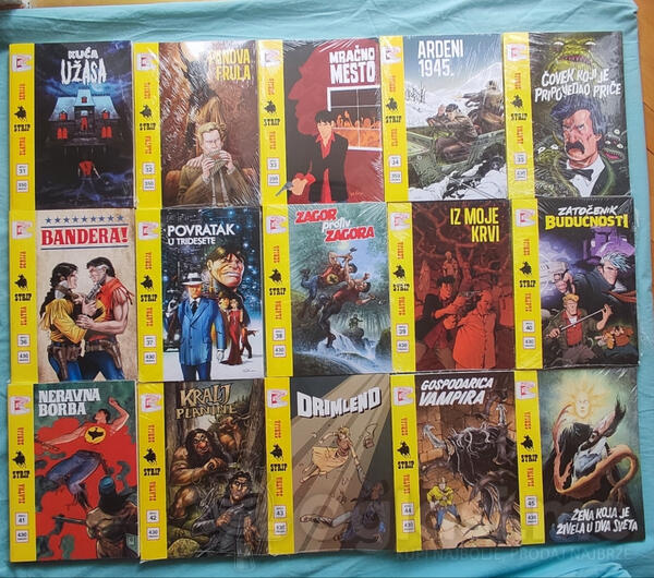 Zlatna serija Veseli četvrtak komplet 1-58 retro "B" korica