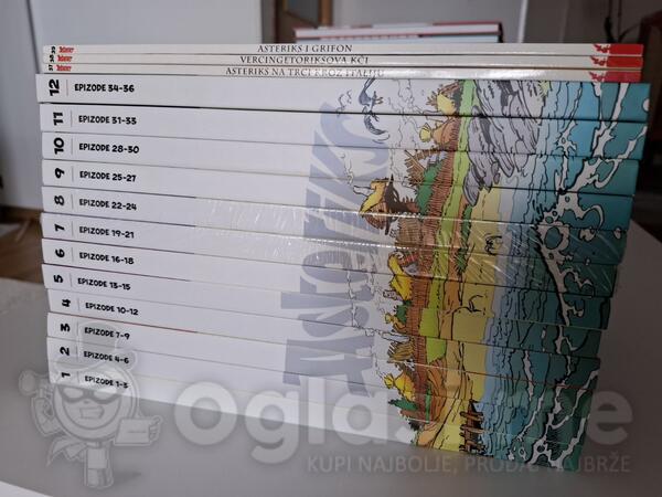 Asteriks komplet 1-12 +37, 38, 39 - Čarobna knjiga